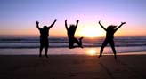 Menschen am Strand